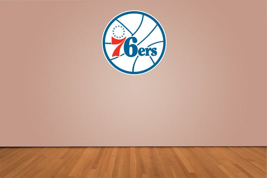 Philadelphia 76ers Indoor Wall Vinyl Decal Sticker 5" - 52"