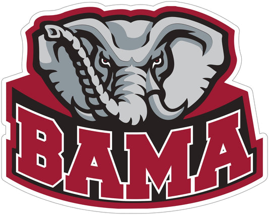 Alabama Crimson Tide Football Sticker Vinyl Decal | Different Sizes - Outdoor