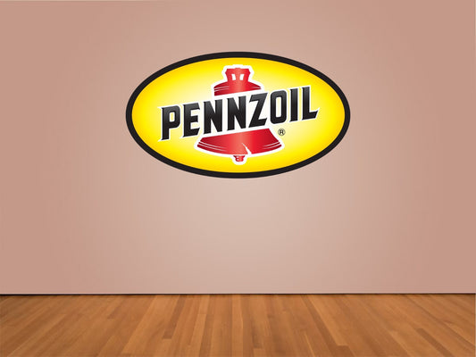 Pennzoil Oil Company Racing Indoor Wall Vinyl Decal Sticker 5"-52"