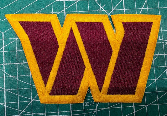 Washington Commanders 3" Iron On Embroidered Patch Football Logo NFL shoulder