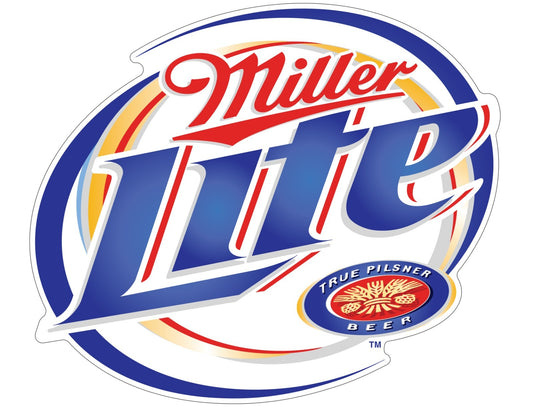 Miller Lite Beer Sticker Vinyl Decal | Different Sizes - Outdoor