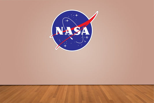 NASA Logo Indoor Wall Vinyl Decal Sticker 5" - 52"