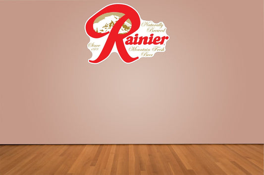 Rainier Beer Logo Indoor Wall Vinyl Decal Sticker 5 - 52"