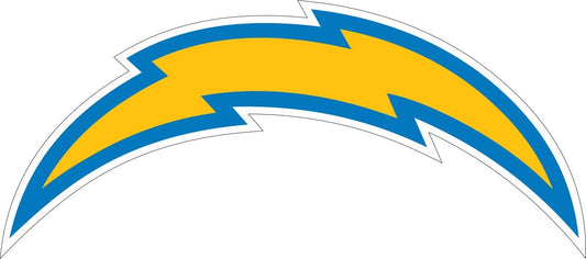 Los Angeles Chargers Logo Cut Laminated Vinyl Sticker Decal NFL car window