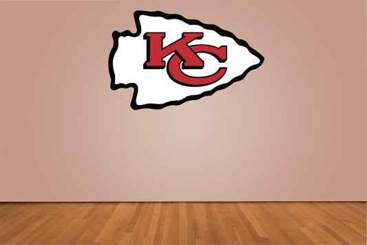Kansas City Chiefs Indoor Wall Vinyl Decal Sticker 5" - 52"