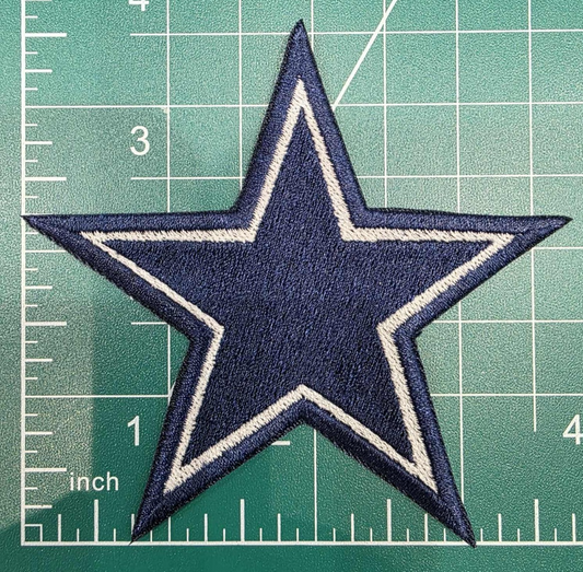 5" Dallas Cowboys Iron /Sew On Embroidered Patch Football Logo NFL