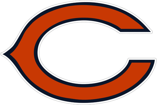 Chicago Bears Logo - Die Cut Laminated Vinyl Sticker Decal NFL car window