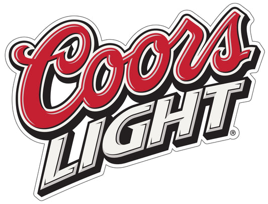 Coors Light Beer Logo Sticker Vinyl Decal | Different Sizes - Outdoor