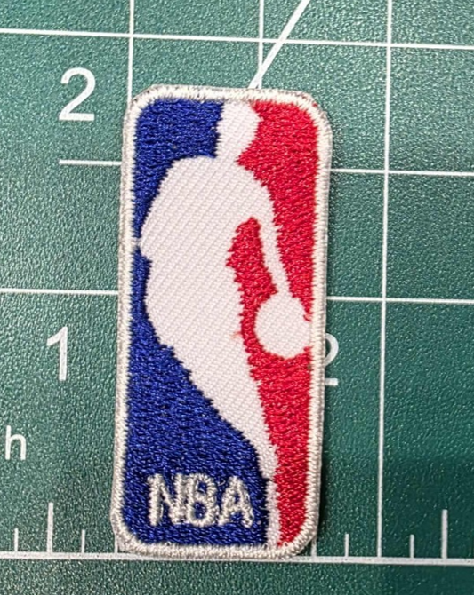 NBA Basketball Small Logo 1.75" Iron On Embroidered Patch