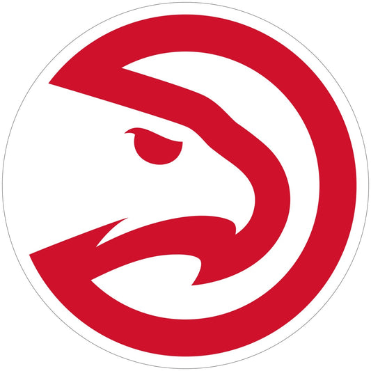 Atlanta Hawks Logo Die Cut Laminated Vinyl Sticker Decal NBA car window