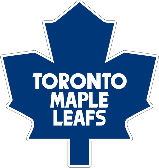 Toronto Maple Leafs Logo - Die Cut Laminated Vinyl Sticker Decal NHL car window