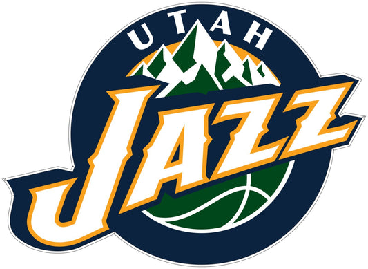 Utah Jazz Logo Die Cut Laminated Vinyl Sticker Decal NBA car window