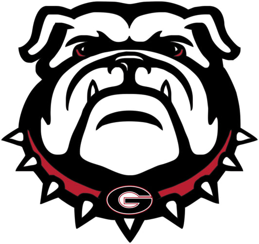 Georgia Bulldogs - Die Cut Laminated Vinyl Sticker All Weather Safe 2"-52"