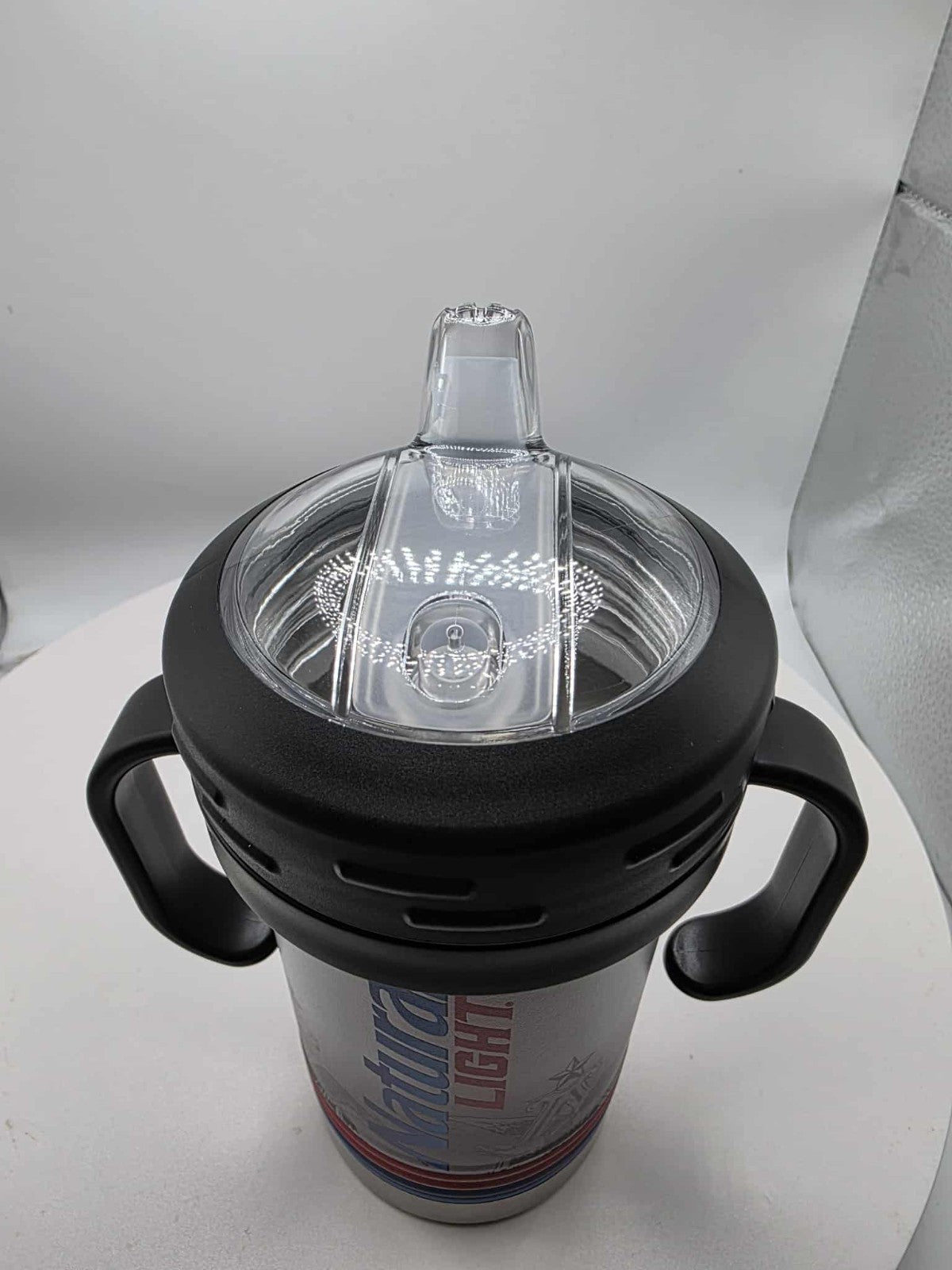 Adult Themed UV Printed 10oz Insulated Sippy Cup Natural Light Ice Handles gift