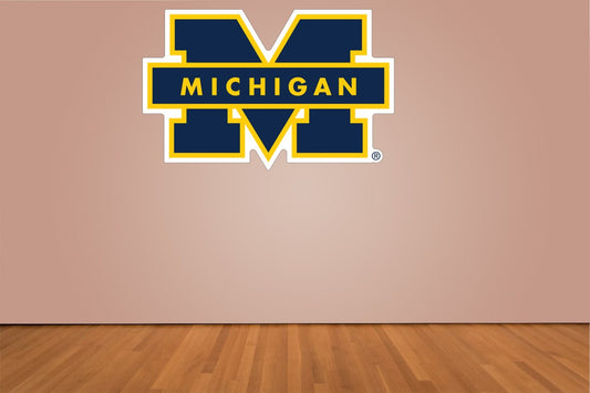 University of Michigan Wolverines Indoor Wall Vinyl Decal Sticker 5 - 52"