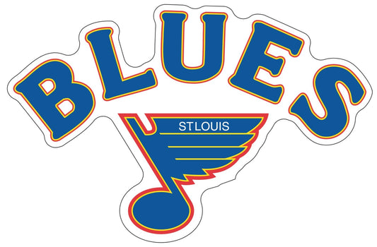 St. Louis Blues Logo - Die Cut Laminated Vinyl Sticker Decal NHL car window