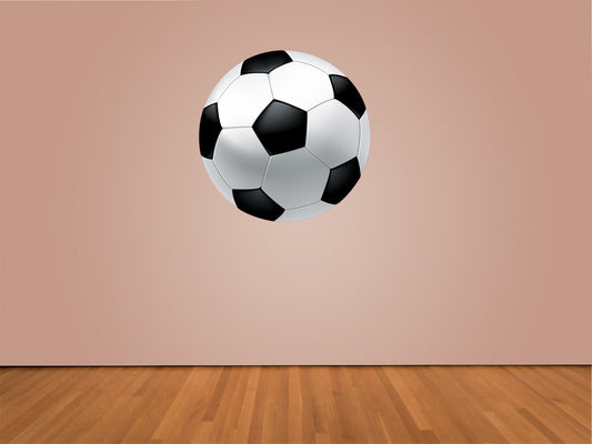 Soccer Ball Indoor Wall Vinyl Decal Sticker 5 - 52"