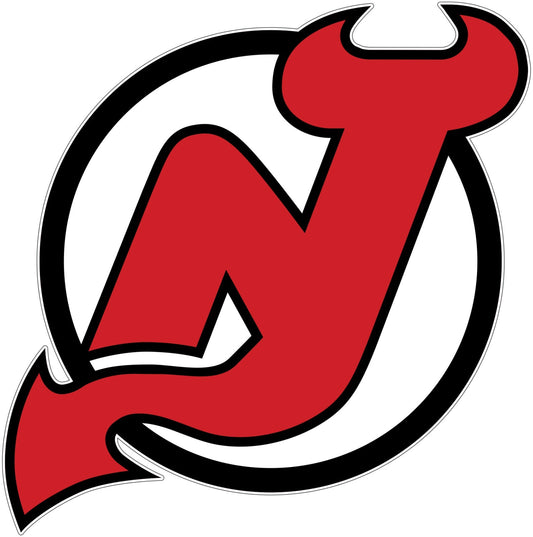 New Jersey Devils Logo - Die Cut Laminated Vinyl Sticker Decal NHL car window