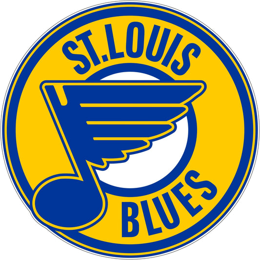 St. Louis Blues Logo - Die Cut Laminated Vinyl Sticker Decal NHL car window