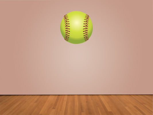 Softball Indoor Wall Vinyl Decal Sticker 5 - 52"
