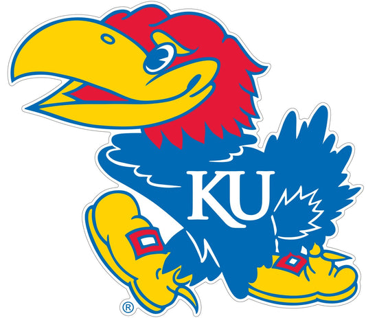 University of Kansas Jayhawks Sticker Vinyl Decal | Different Sizes - Outdoor