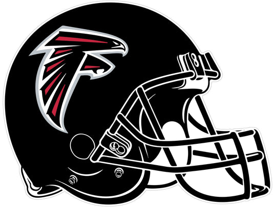Atlanta Falcons Logo Cut Laminated Vinyl Sticker Decal NFL car window