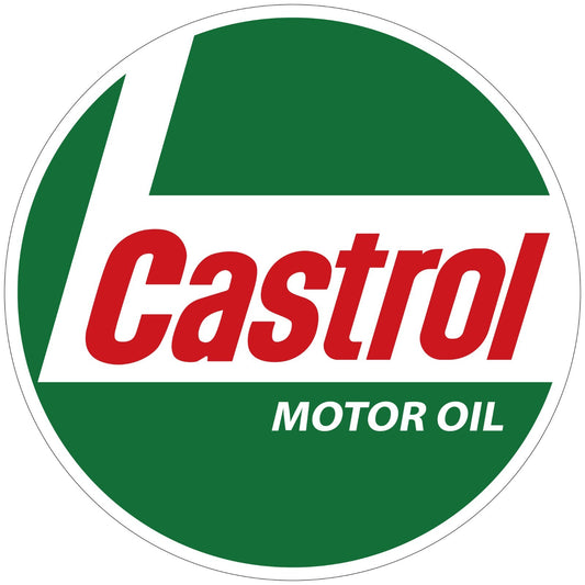 Castrol Motor Oil Company Fuels Sticker Vinyl Decal | Choose Size gasoline