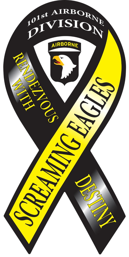Screaming Eagles Vinyl Decal Sticker Size Support 101st Airborne Army