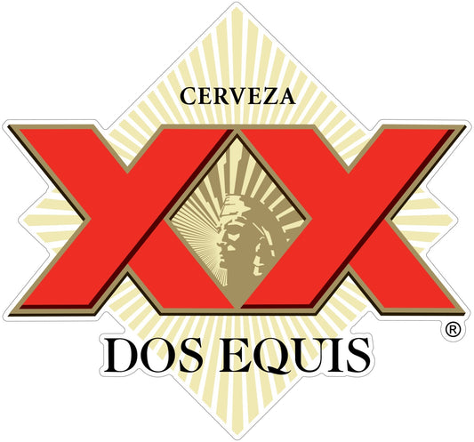 Dos Equis XX Beer Sticker Vinyl Decal *DIFFERENT SIZES* Beer Car Bumper Window