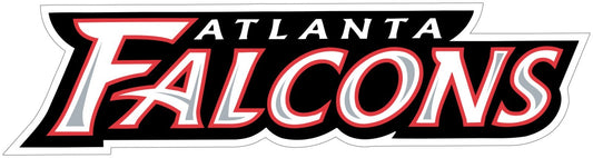 Atlanta Falcons Logo Cut Laminated Vinyl Sticker Decal NFL car window