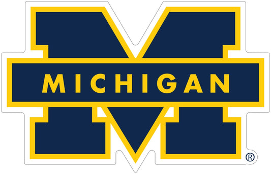 Michigan Wolverines Vinyl Decal Sticker | Car Laptop Window Waterproof NCAA Logo