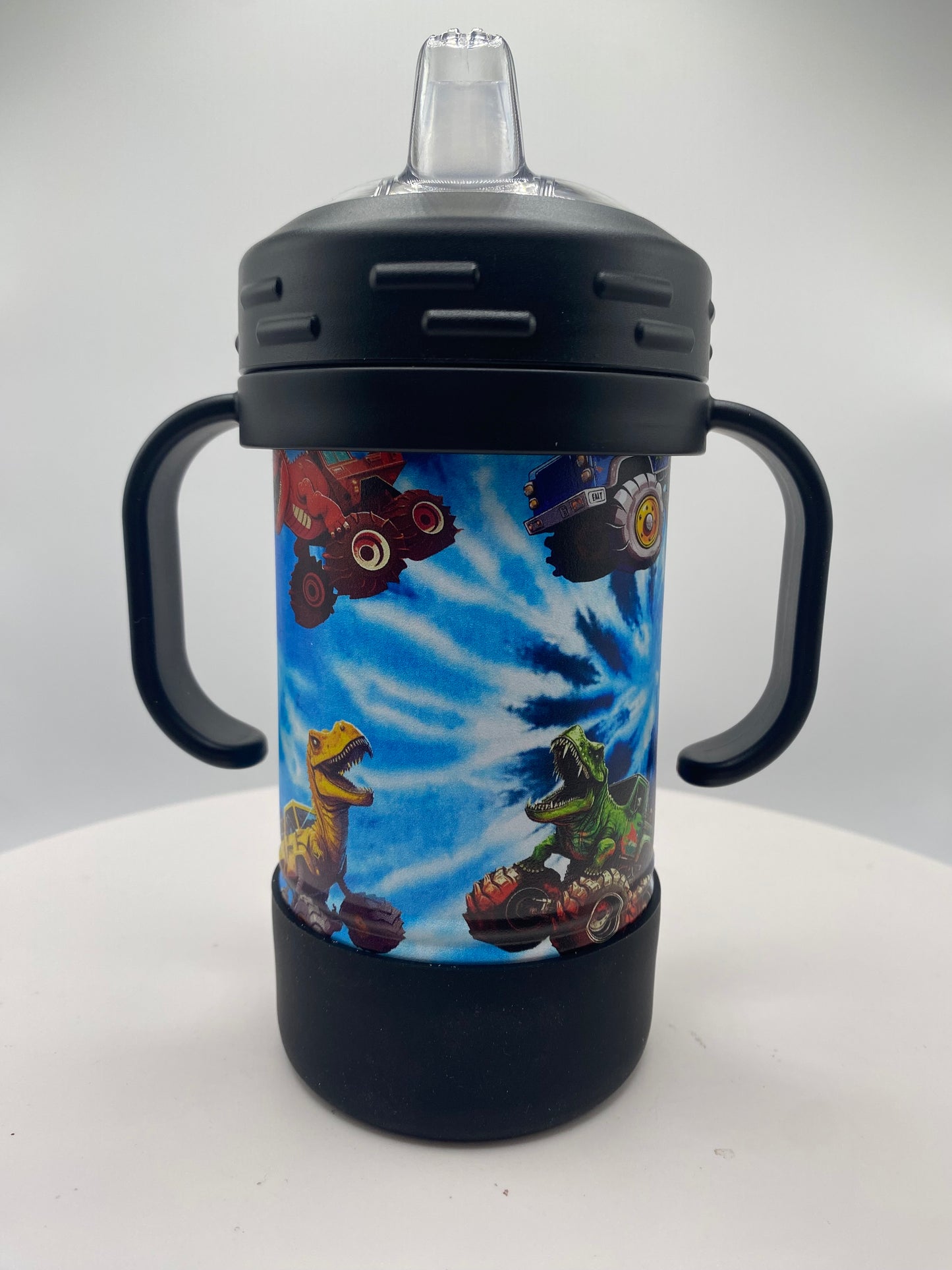 Dinosaur trucks - Sippy Cup - UV printed