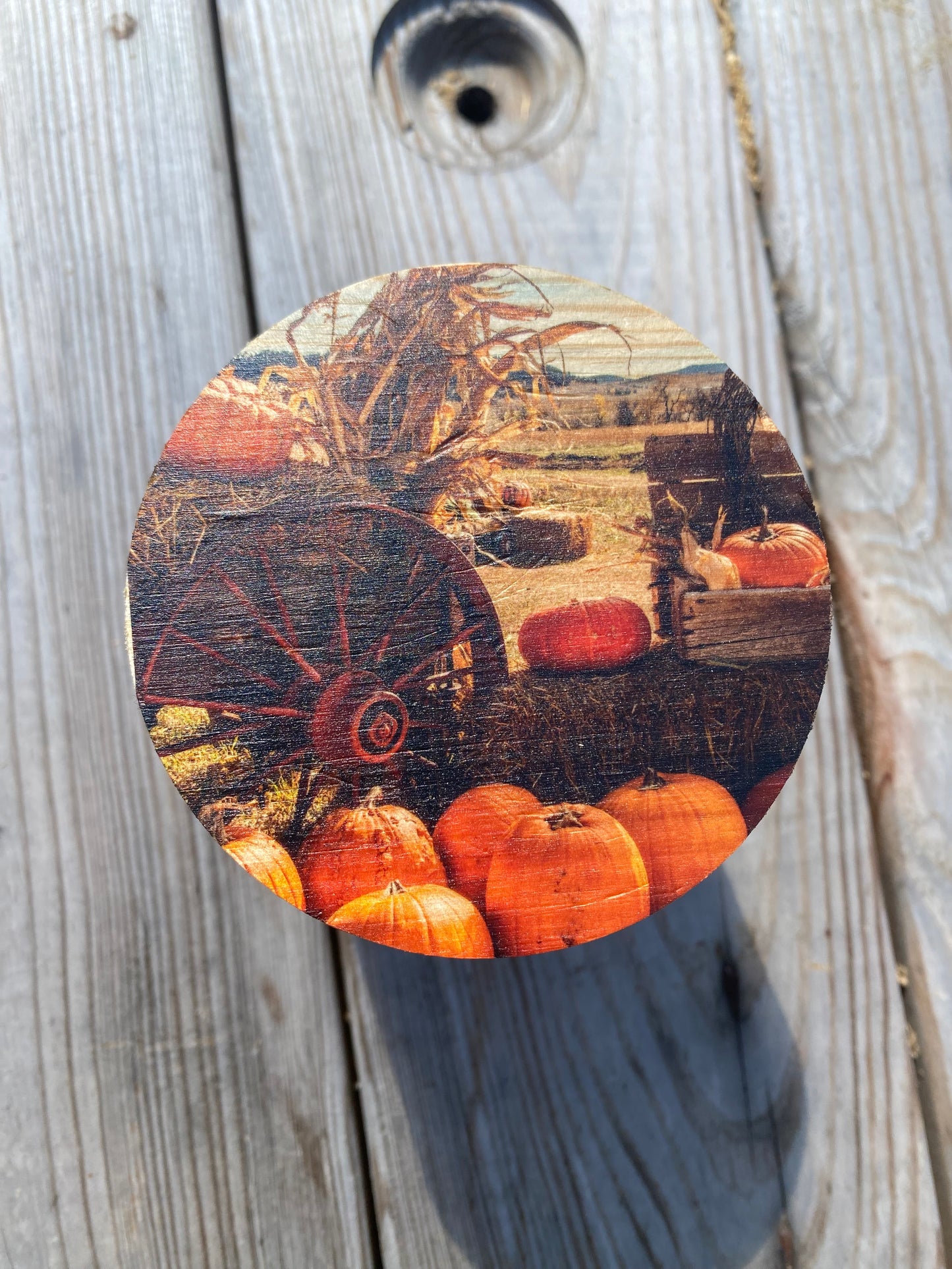 Pumpkin Spice - UV printed - 14 oz Candle