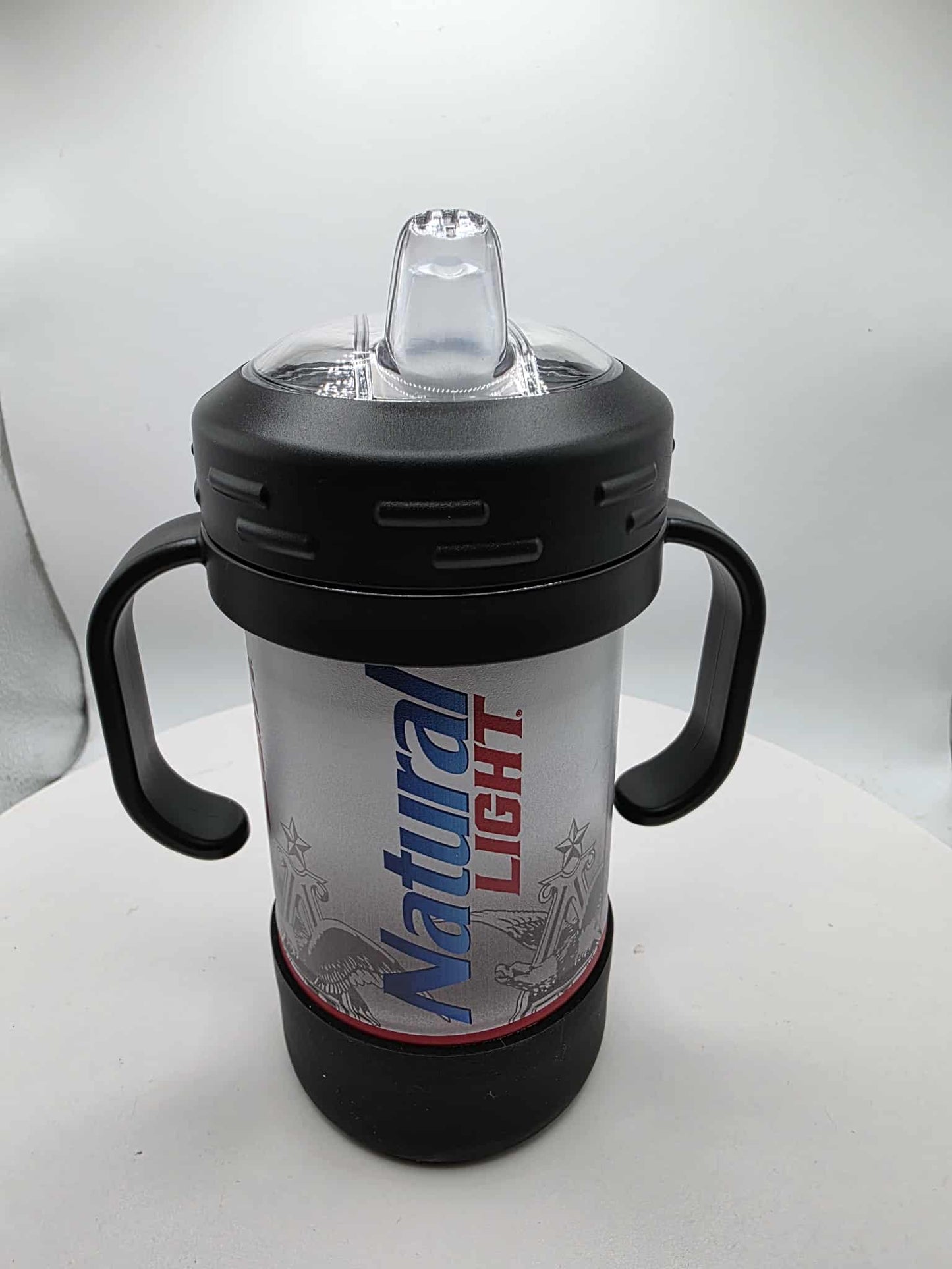 Natural Light Ice Insulated Sippy Cup Full Wrap UV Printed Color Beer Inspired
