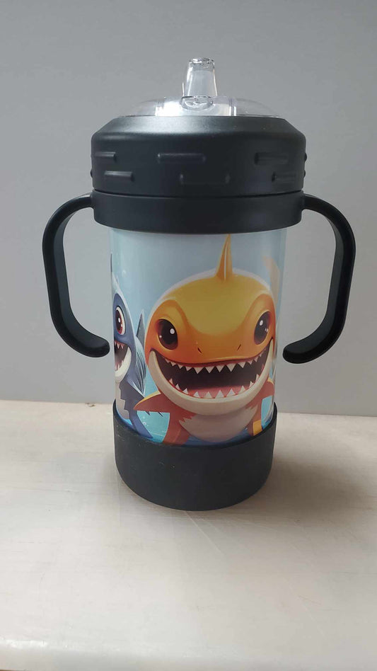 Baby Sharks Cute Kids - Sippy Cup w/ Removable Handles