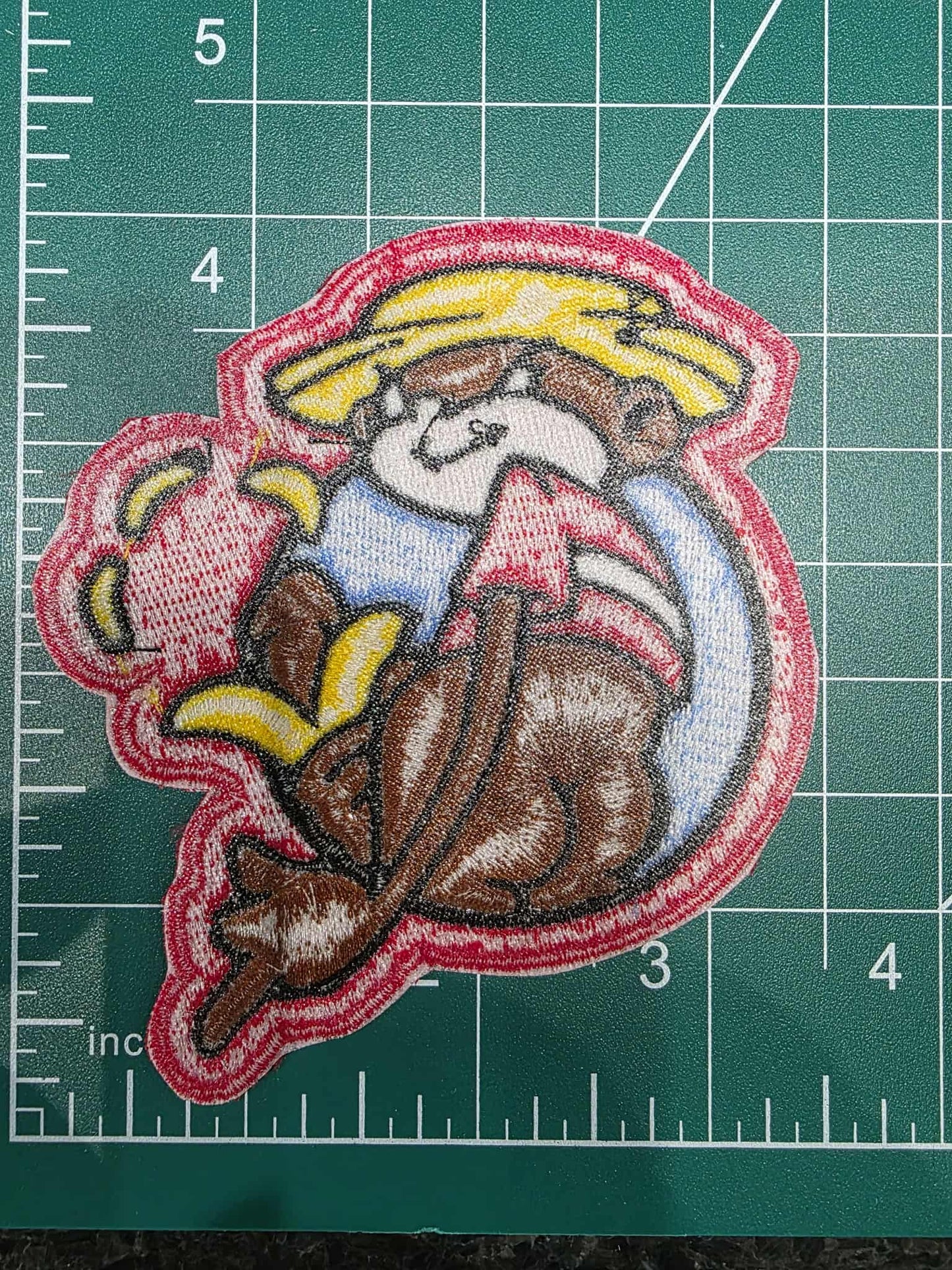 Johnny Chimpo 3.75" Iron /Sew On Embroidered Patch Super Troopers