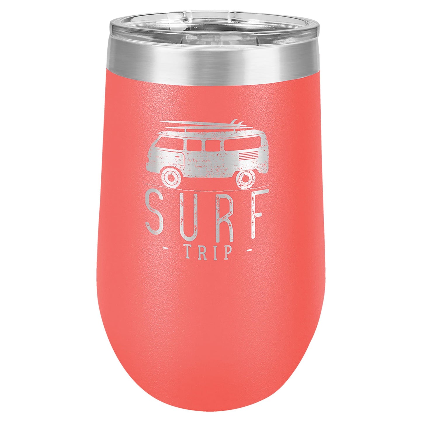 16 oz. Vacuum Insulated Stemless Polar Camel Tumbler w/Lid