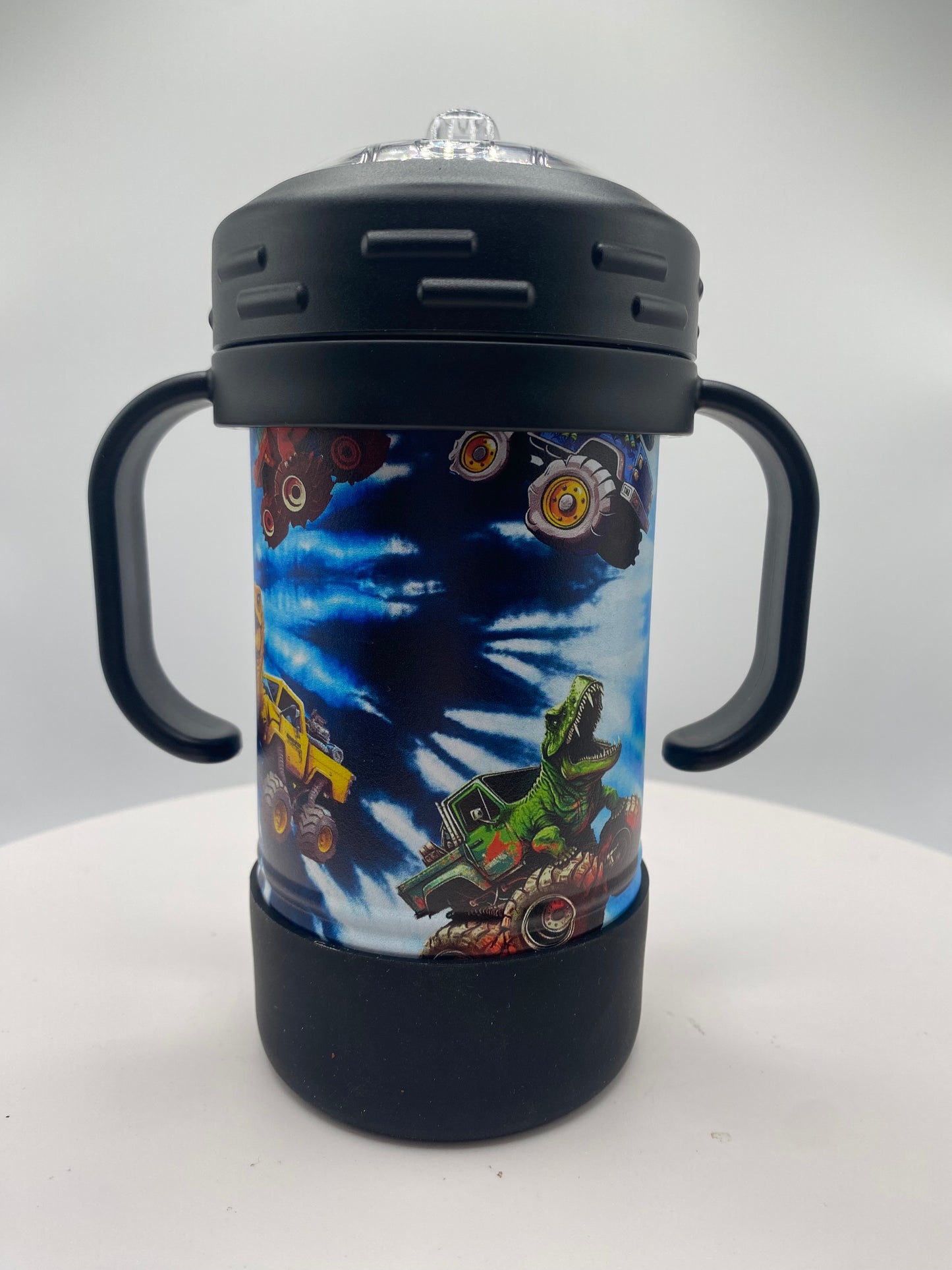 Dinosaur trucks - Sippy Cup - UV printed