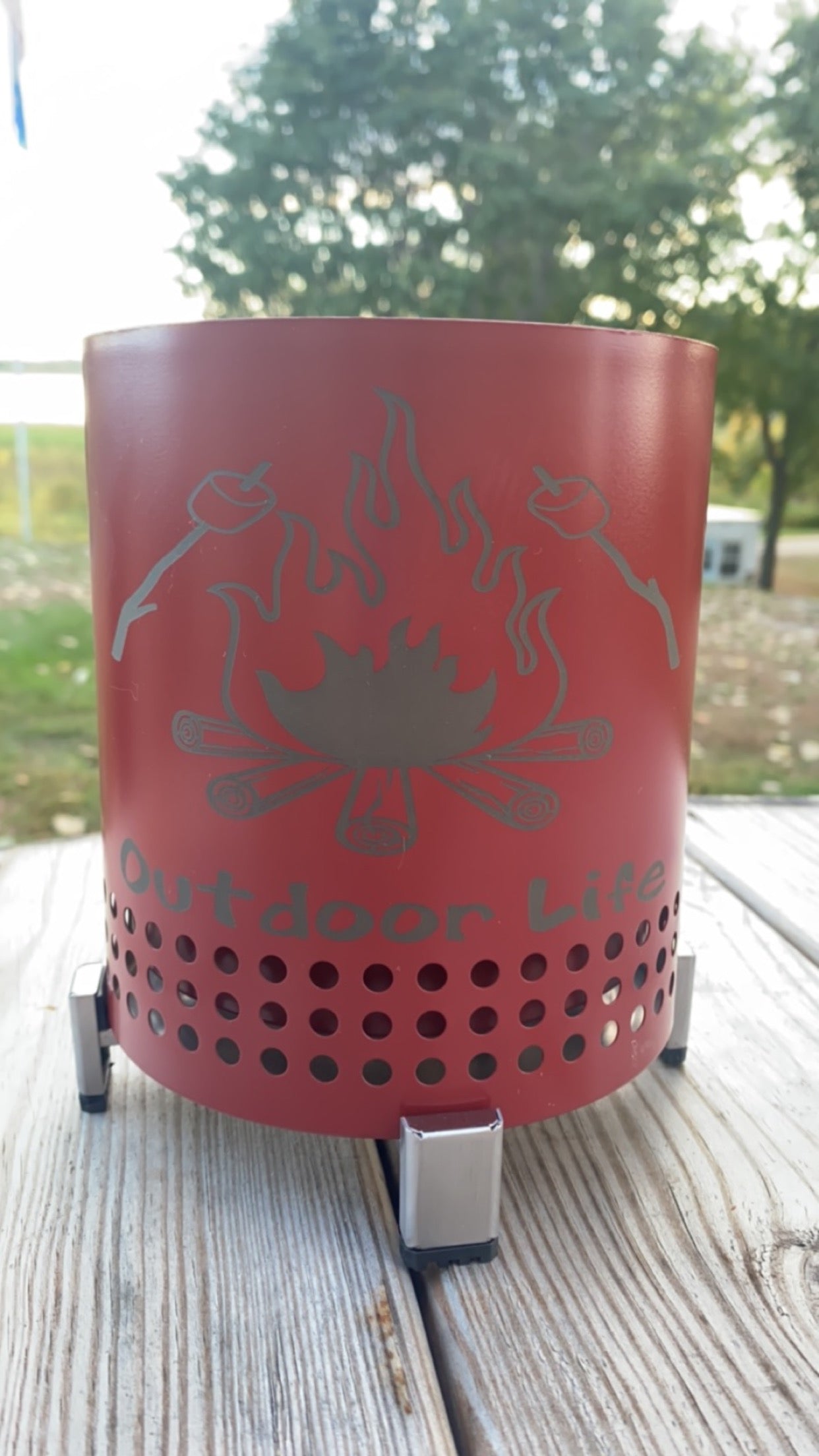 Outdoor Life - Mesa Solo Stove - Laser Engraved