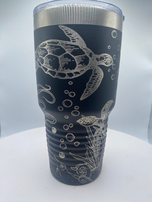 Ocean - 30 oz. Tumbler - laser engraved