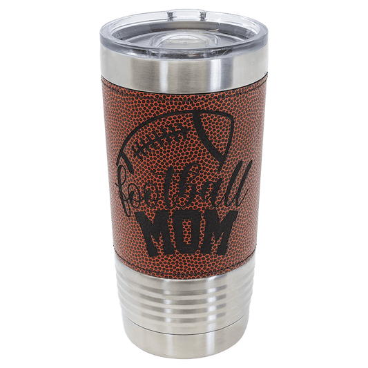 Customizable Polar Camel 20 oz. Football Tumbler with Slider Lid