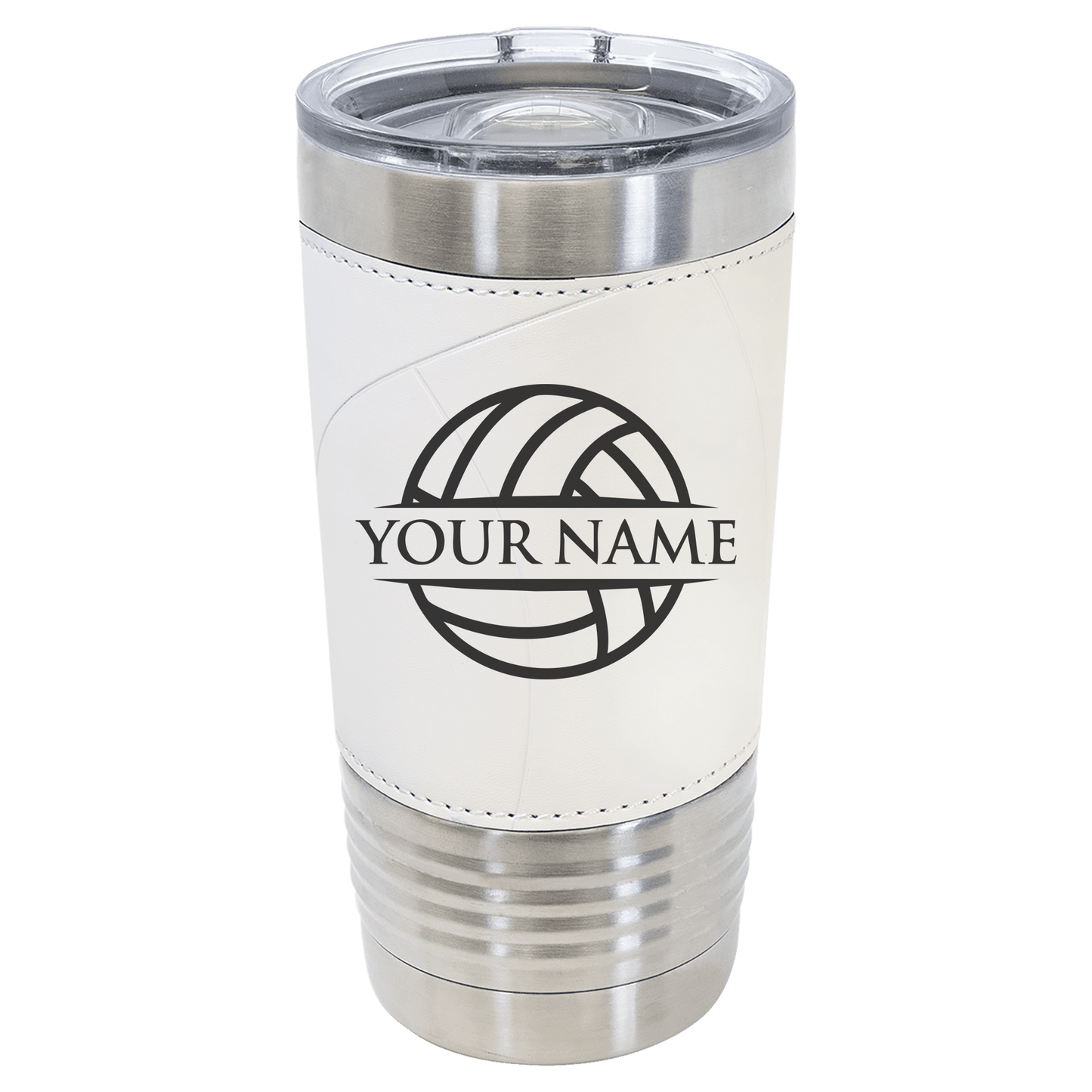 Customizable Volleyball Polar Camel 20 oz. Tumbler with Slider Lid Mom / Dad