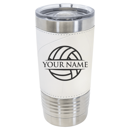 Customizable Volleyball Polar Camel 20 oz. Tumbler with Slider Lid Mom / Dad