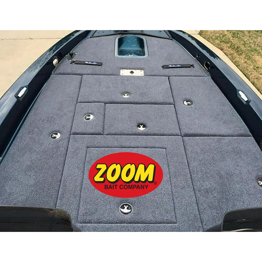 Zoom Bait Company Professional Carpet Graphic Decal Sticker for Fishing Bass Boats