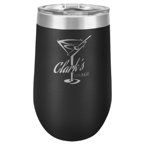 16 oz. Vacuum Insulated Stemless Polar Camel Tumbler w/Lid