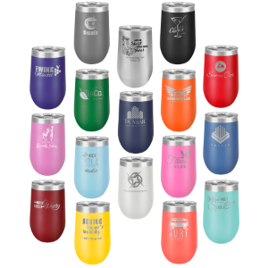 16 oz. Vacuum Insulated Stemless Polar Camel Tumbler w/Lid
