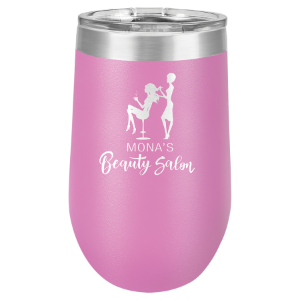 16 oz. Vacuum Insulated Stemless Polar Camel Tumbler w/Lid