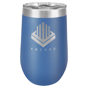 16 oz. Vacuum Insulated Stemless Polar Camel Tumbler w/Lid