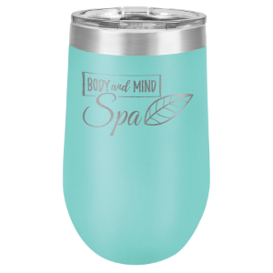 16 oz. Vacuum Insulated Stemless Polar Camel Tumbler w/Lid