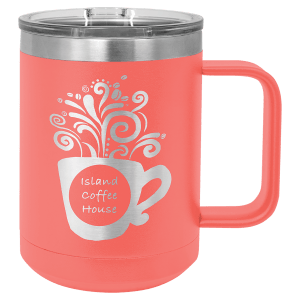 Mug with lid - 15 oz.